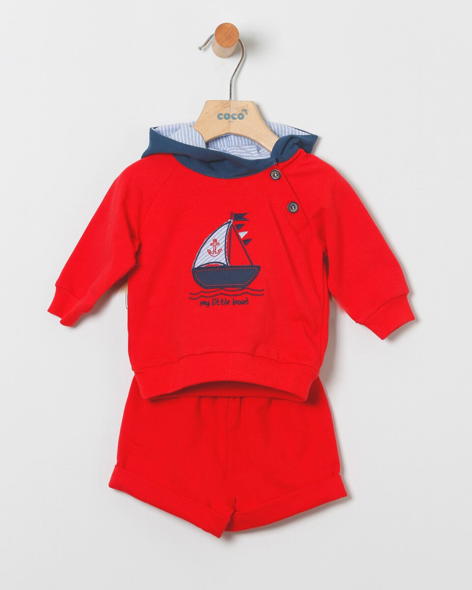 Coco Acqua Sudadera Y Short Conjunto De Bebé De Sudadera Y Short