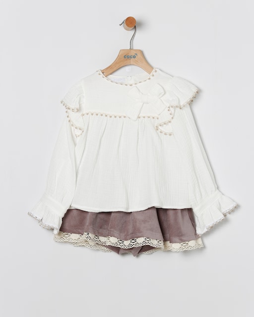 Imagen 0 de Conjunto de niña de bulsa y falda bonbacho de niña