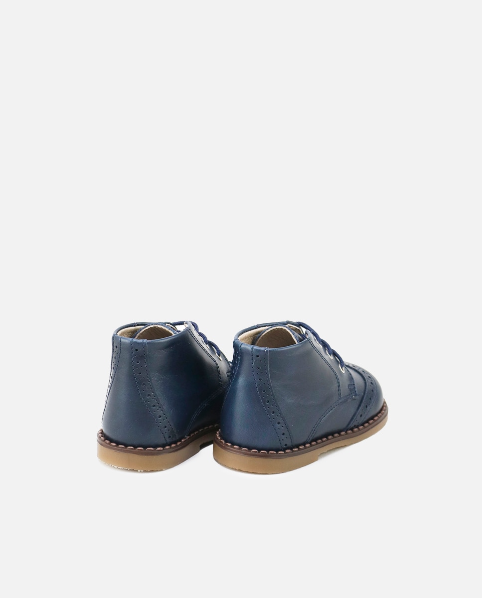Botas piel cordones - Eli 1957 - Azul marino Azul marino-3