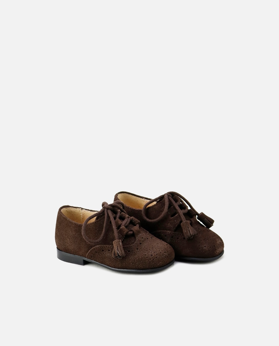 Imagen 2 de Zapatos estilo gales de bebés en piel picada - Eli 1957 - Marrón Marrón