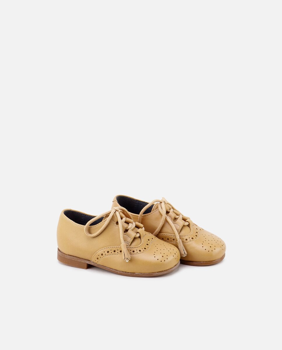 Imagen 2 de Zapatos estilo gales de bebés en piel picada - Eli 1957 - Beige Beige