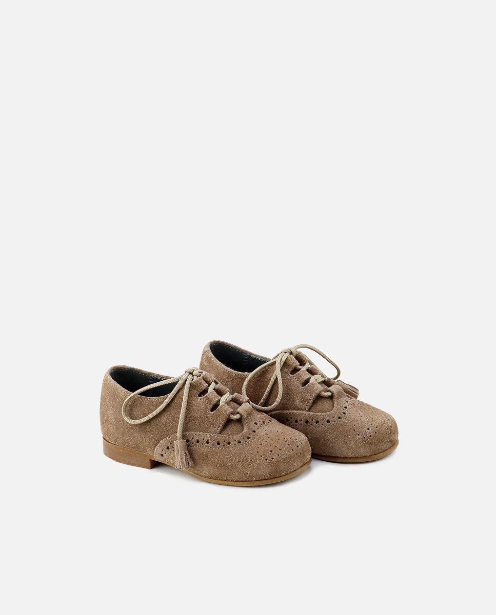Imagen 2 de Zapatos estilo gales de bebés en piel picada - Eli 1957 - Topo Topo