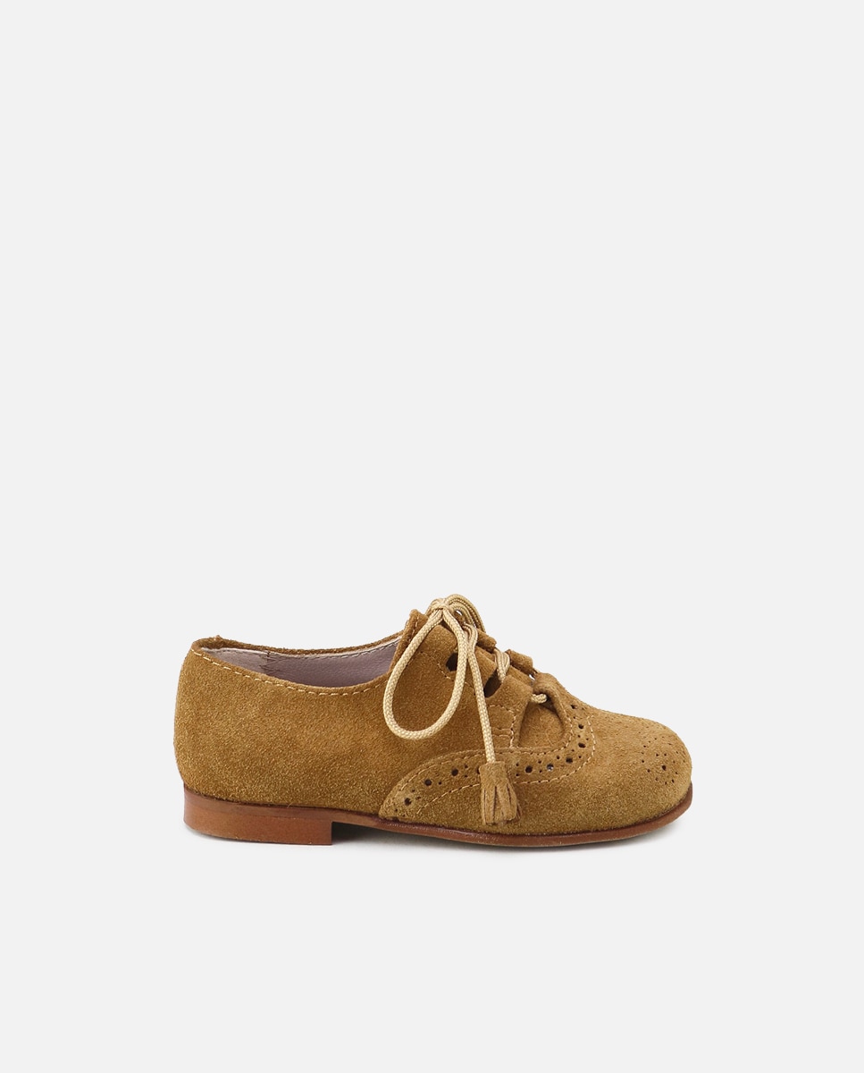 Imagen 1 de Zapato con cordones inglesitos piel - Eli 1957 - Camel Camel