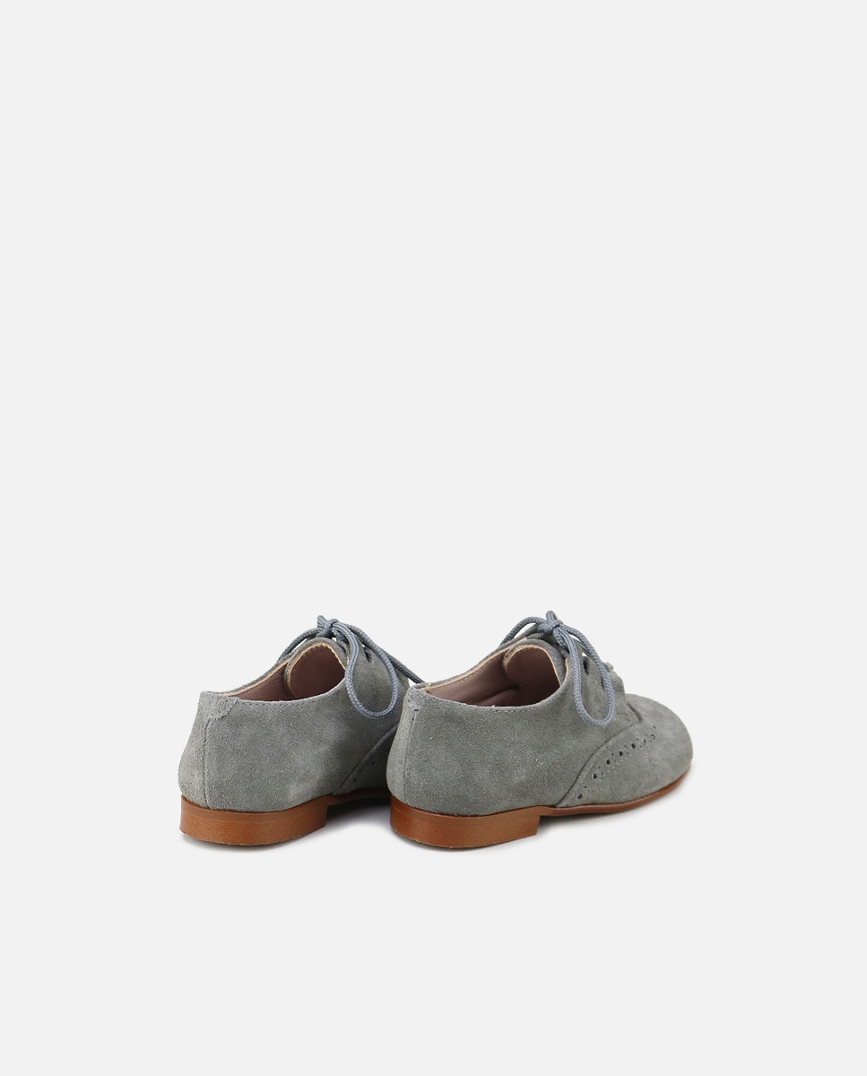 Imagen 3 de Zapatos estilo gales de bebés en piel picada - Eli 1957 - Ceniza Ceniza