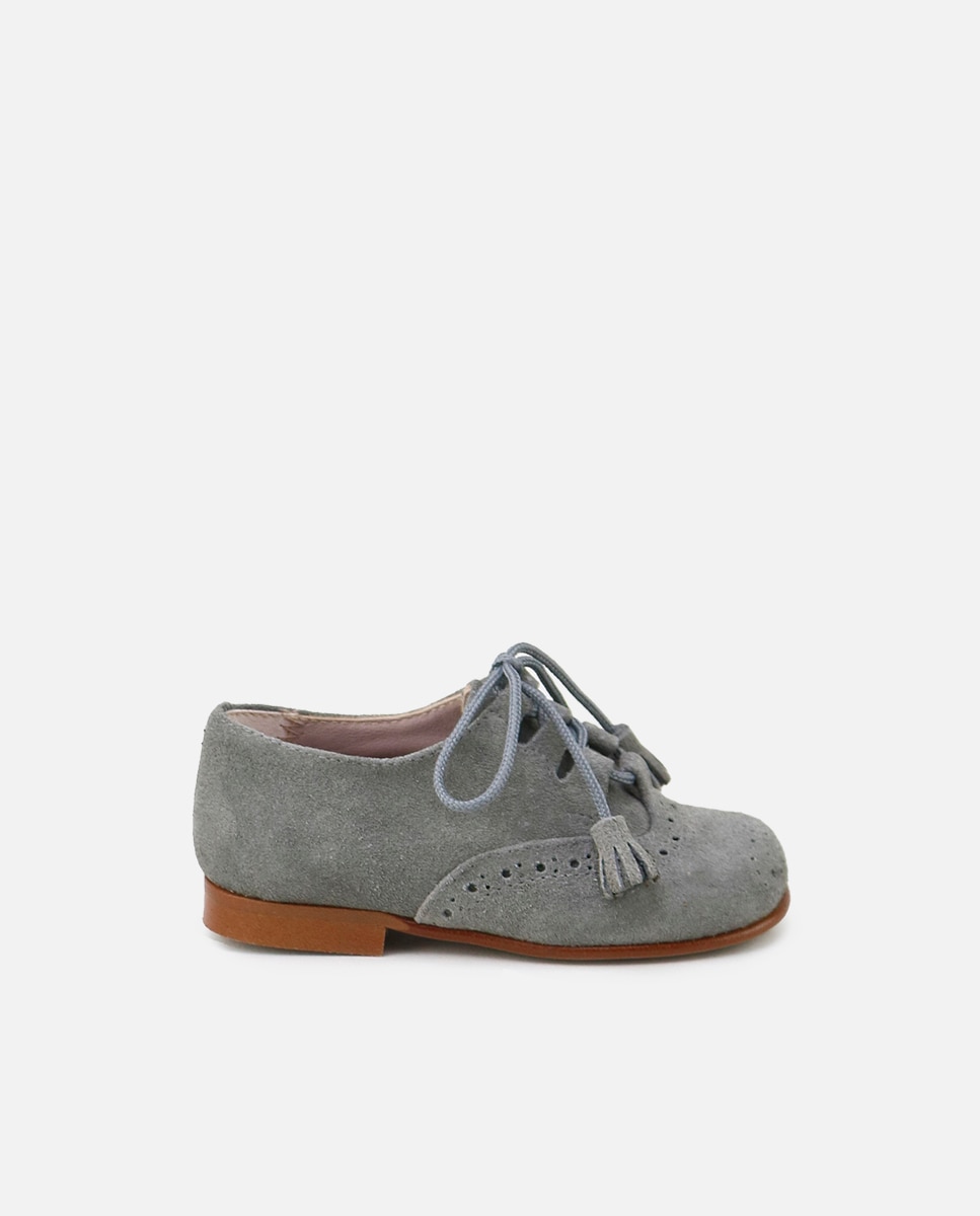 Imagen 1 de Zapato con cordones inglesitos piel - Eli 1957 - Ceniza Ceniza