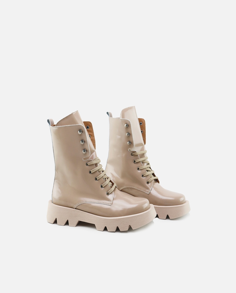 Bota estilo militar piel - Eli 1957 - Natural Natural-2