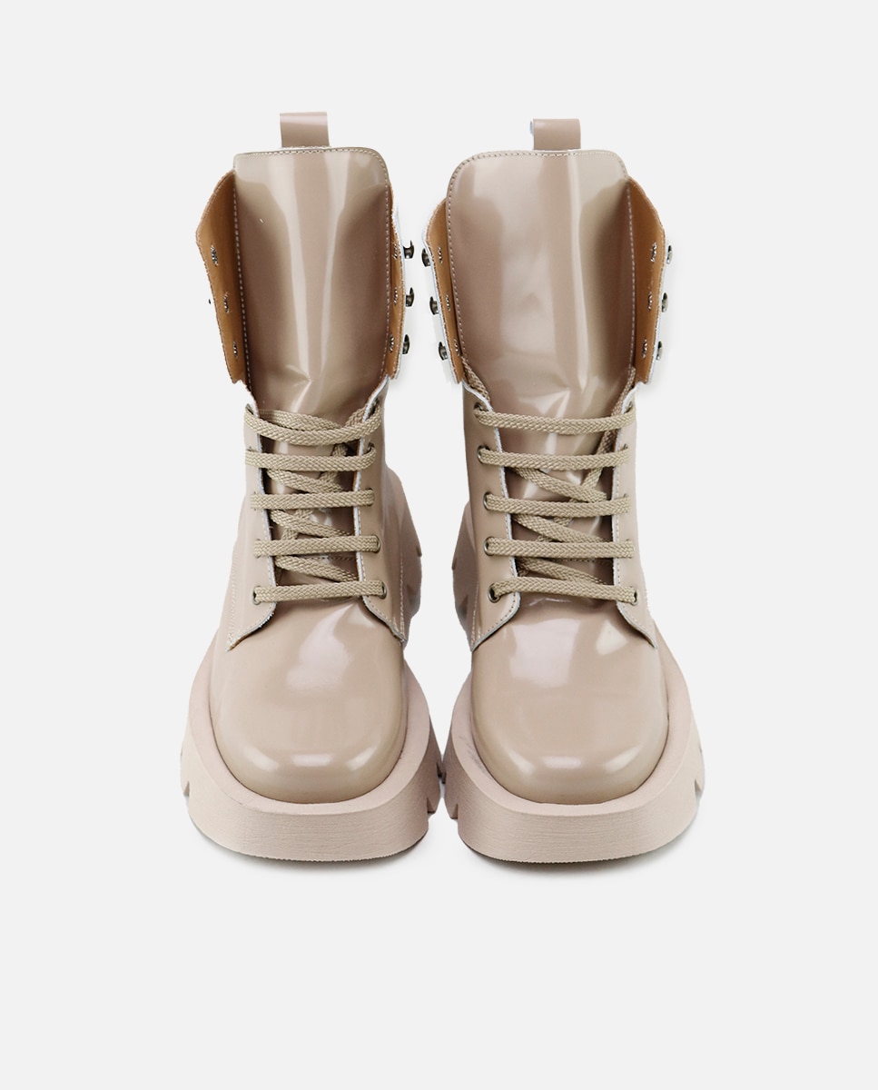 Bota estilo militar piel - Eli 1957 - Natural Natural-4