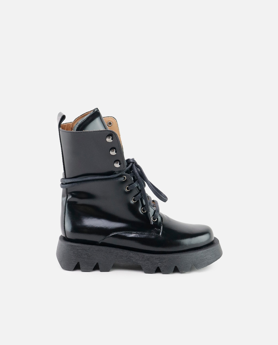 Botas de niña en piel color - Eli 1957 - Negro Negro-1