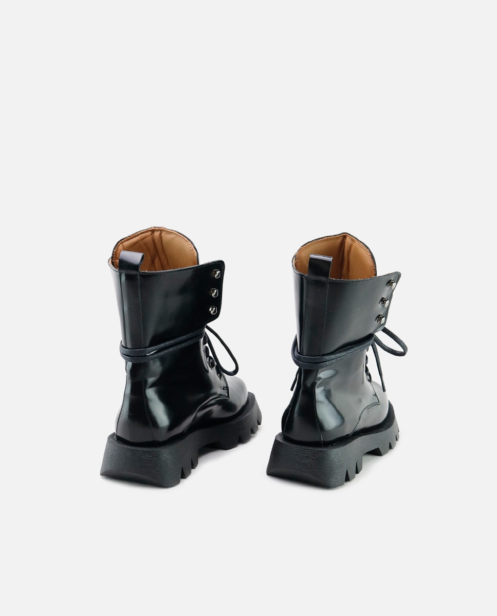 Botas de niña en piel color - Eli 1957 - Negro Negro-3
