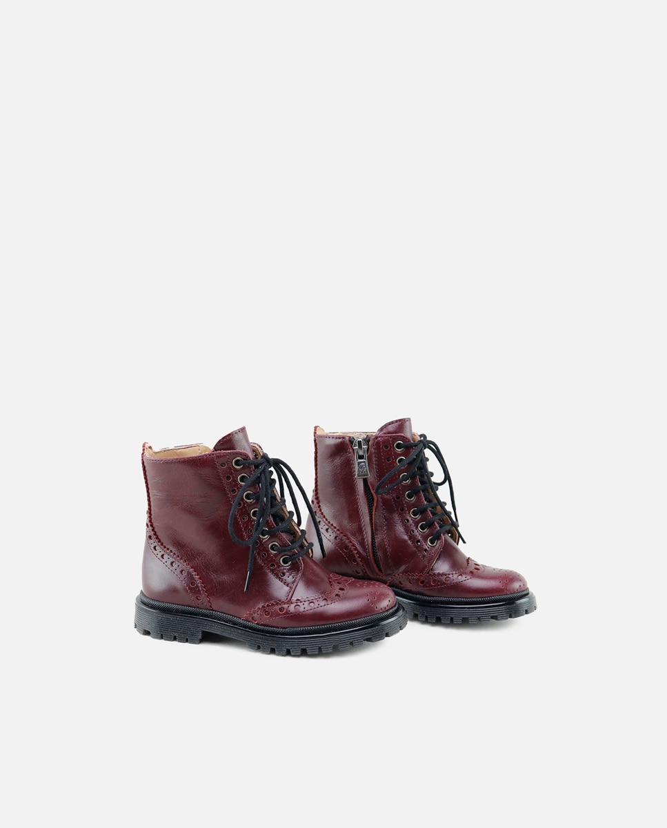 Botas oxford piel - Eli 1957 - Burdeos Burdeos-2