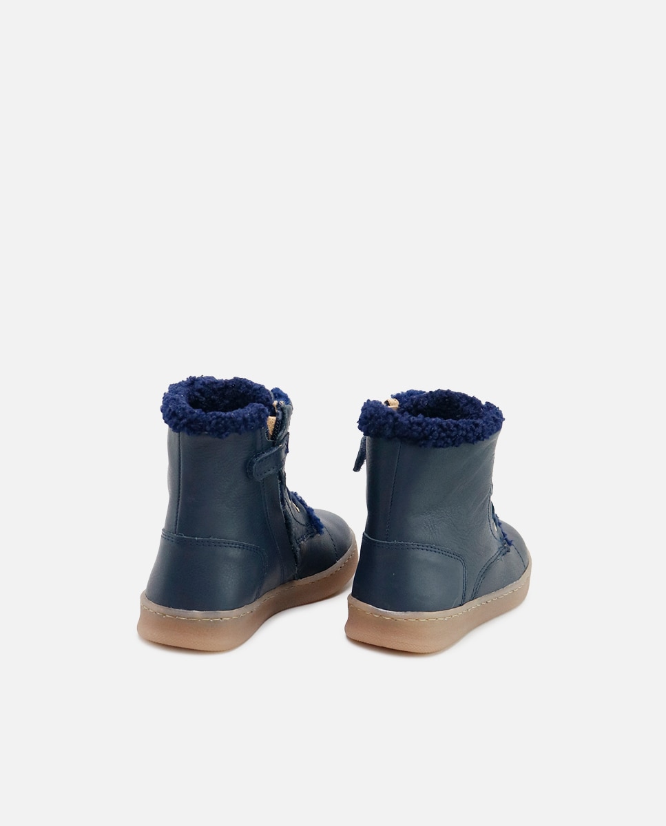 Botas vivo pelo piel - Eli 1957 - Azul marino Azul marino-3