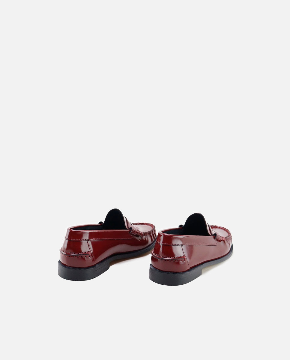 Mocasines castellanos de niños en piel color - Eli 1957 - Burdeos Burdeos-3