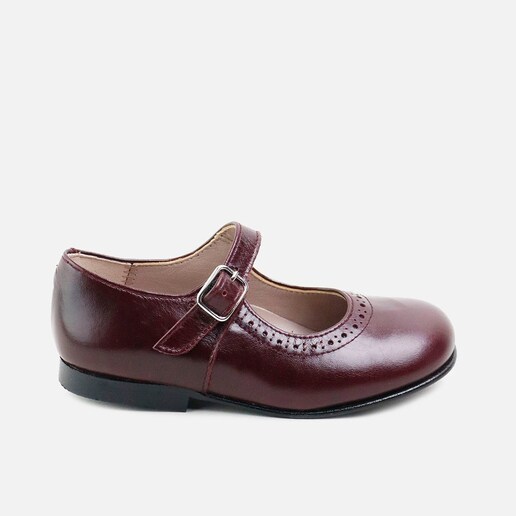 Imagen 0 de Merceditas de bebé en piel con hebilla