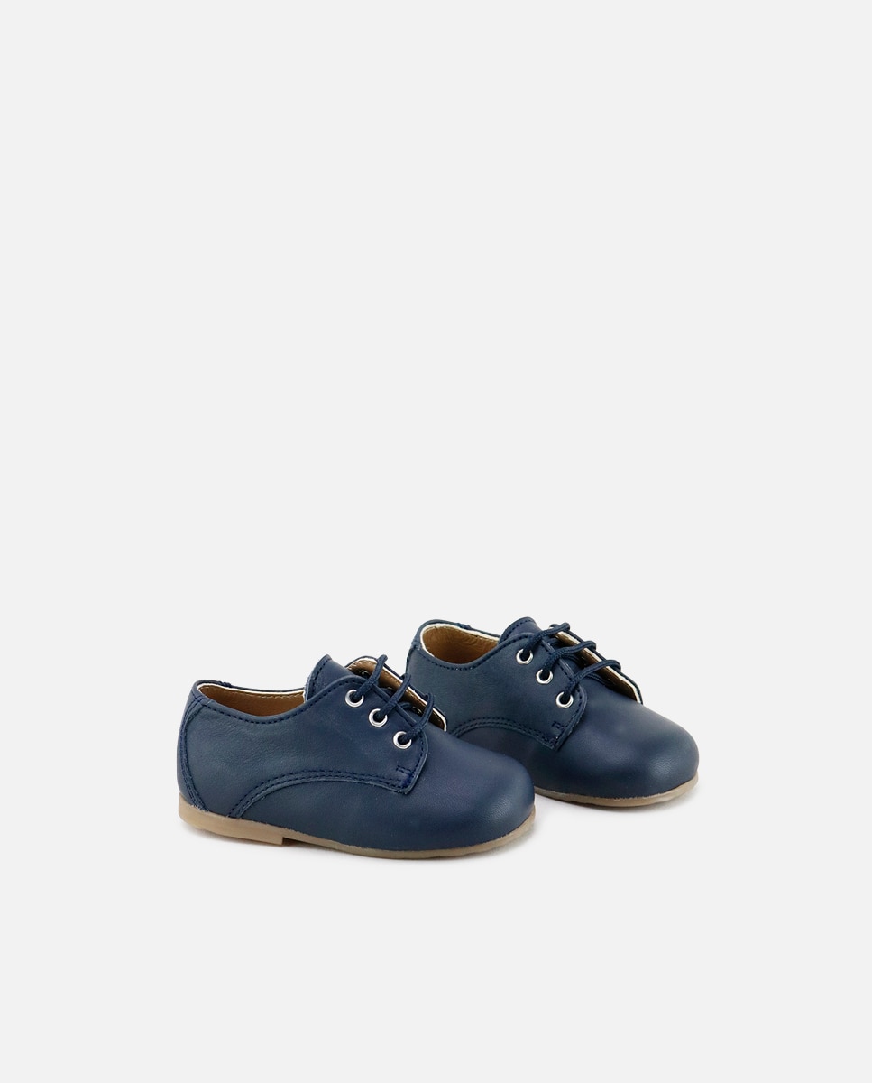Bluchers piel cordones - Eli 1957 - Azul marino Azul marino-2
