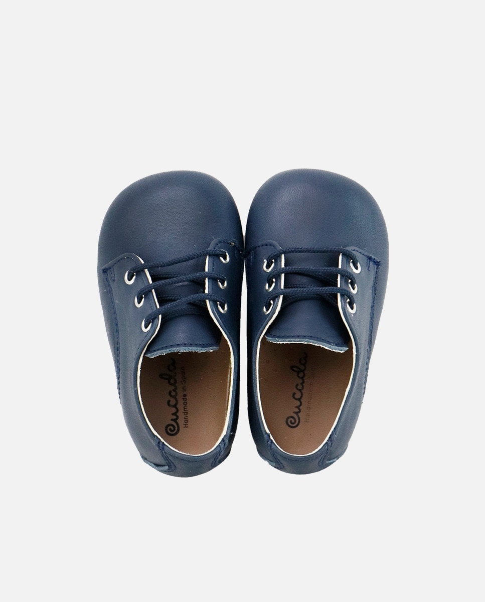 Bluchers piel cordones - Eli 1957 - Azul marino Azul marino-4