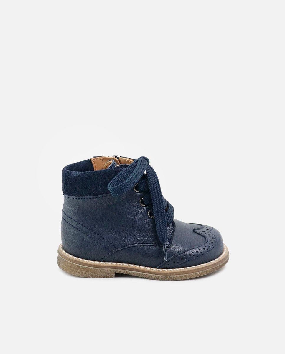 Botas piel picados - Eli 1957 - Azul marino Azul marino-1