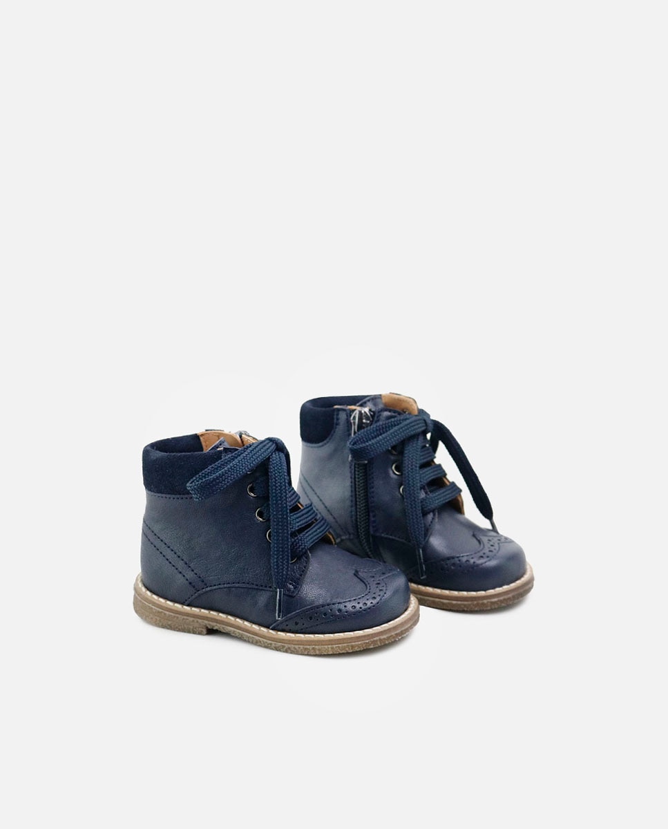Botas piel picados - Eli 1957 - Azul marino Azul marino-2