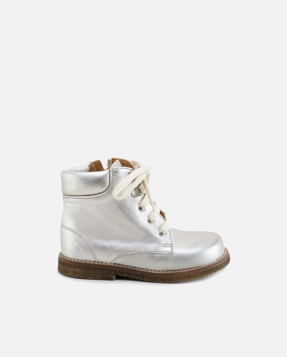 Imagen 1 de Botas piel cordones Oro