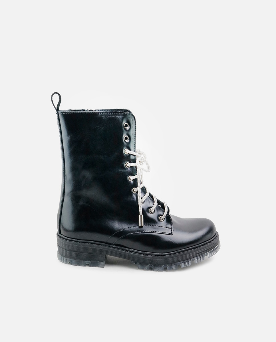 Botas de niños en piel color - Eli 1957 - Negro Negro-1