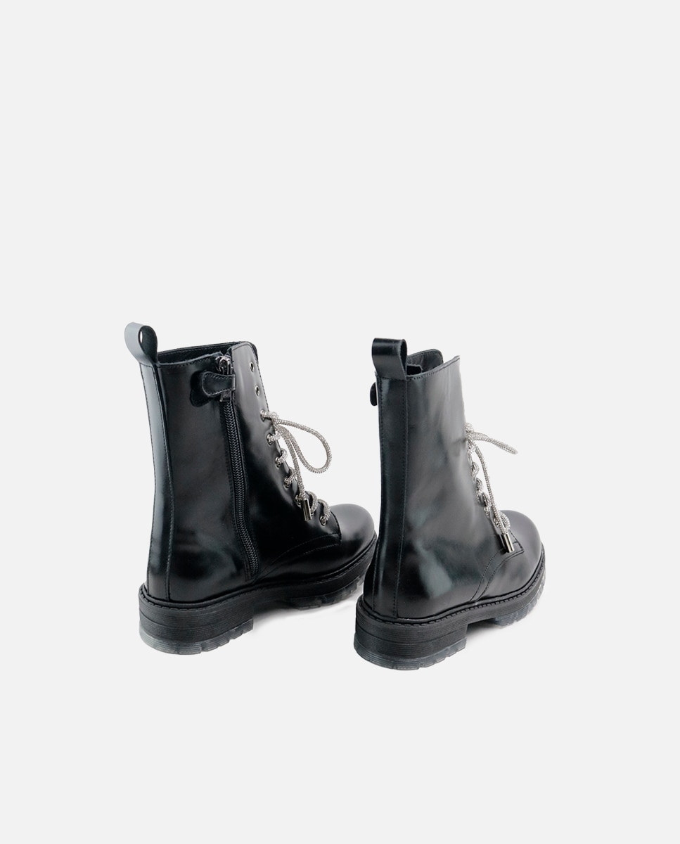 Botas de niños en piel color - Eli 1957 - Negro Negro-3