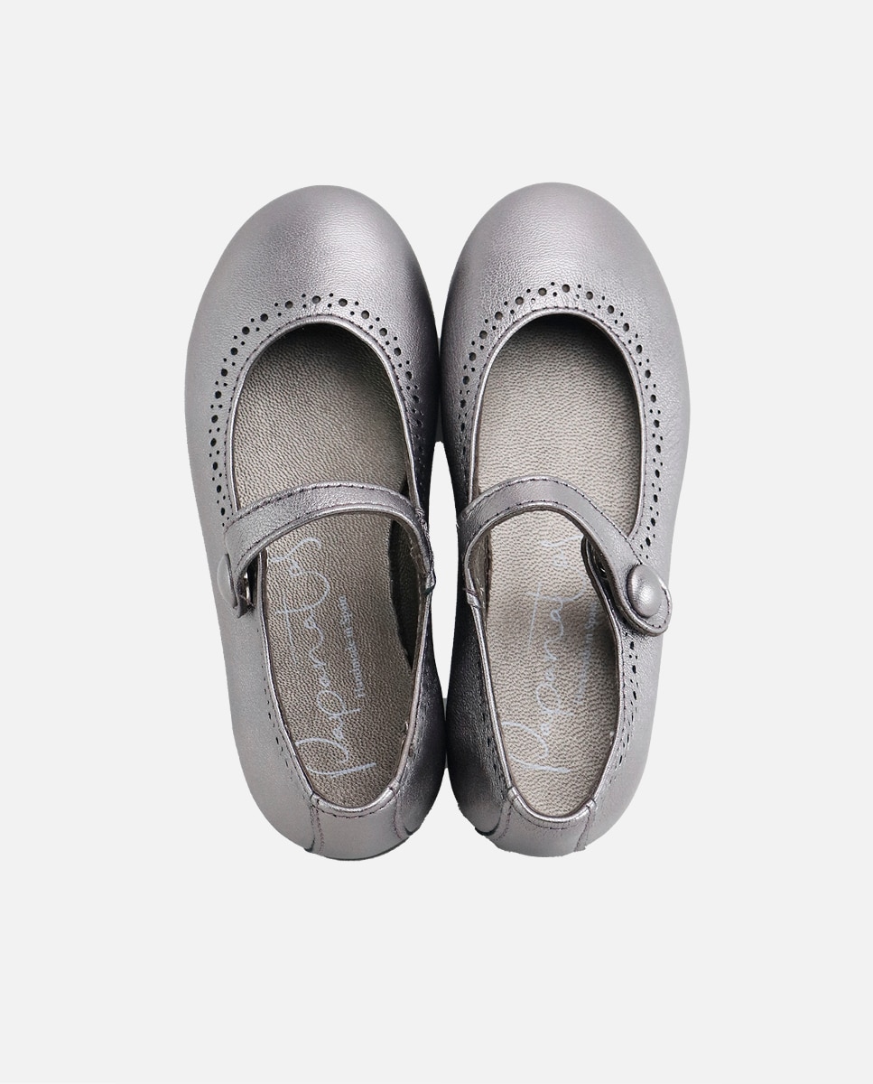 Imagen 4 de Merceditas piel con picados - Eli 1957 - Gris Gris