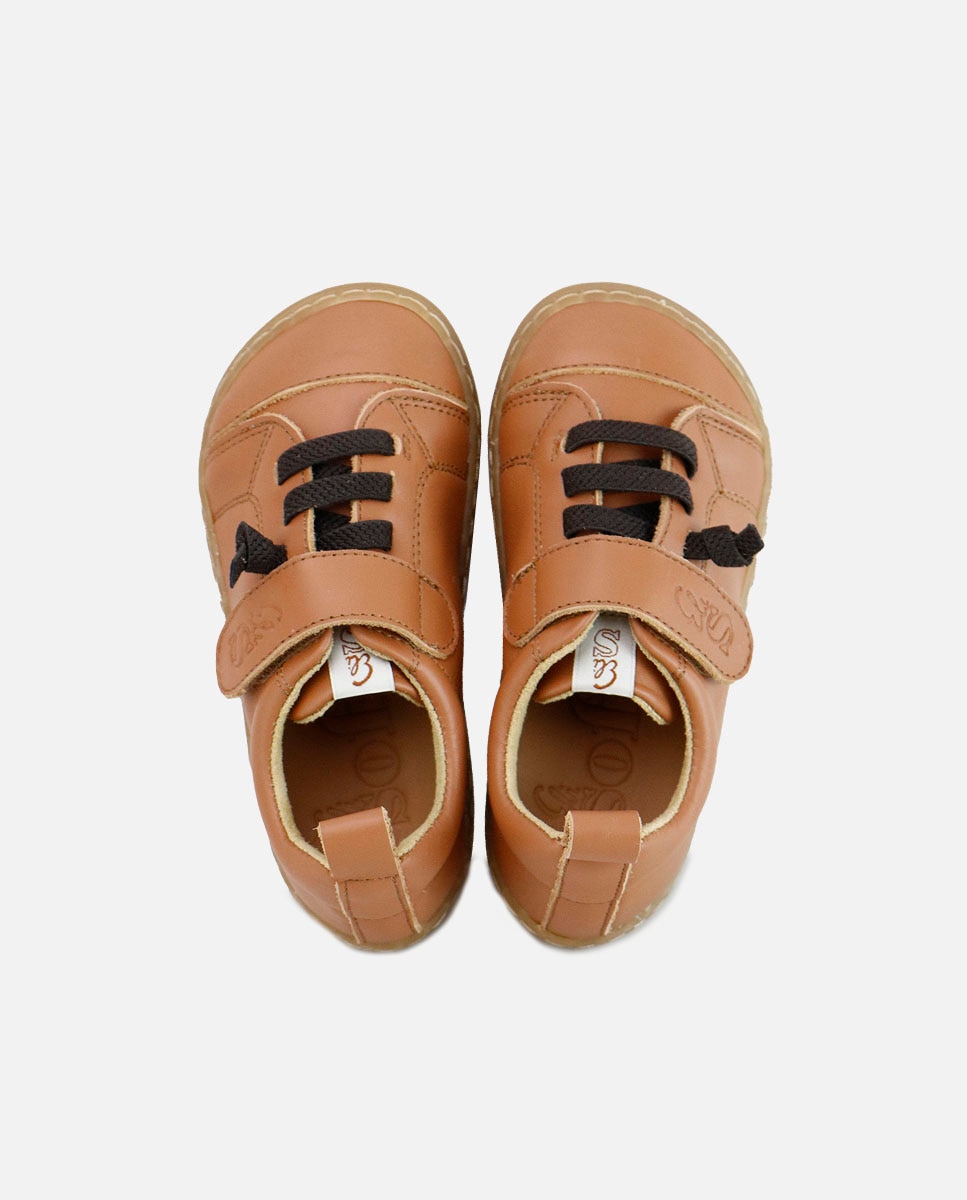 Imagen 4 de Zapatillas de piel barefoot piel - Eli 1957 - Camel Camel