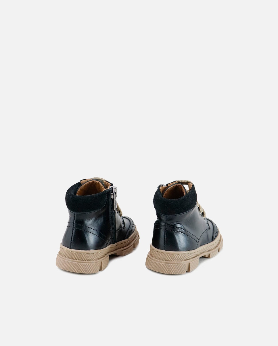 Botas piel picados - Eli 1957 - Negro Negro-3