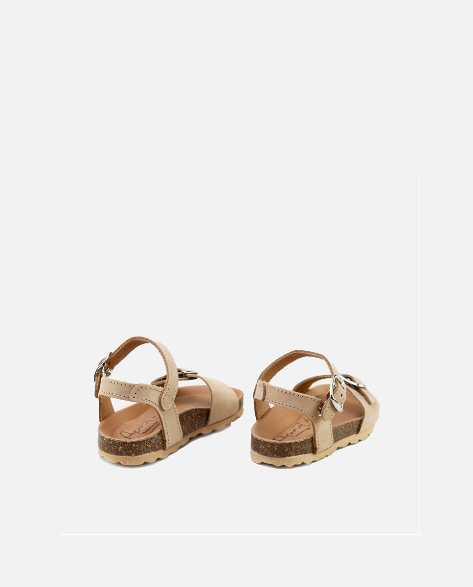 Eli 1957 - Sandalias unisex en piel con planta bio.