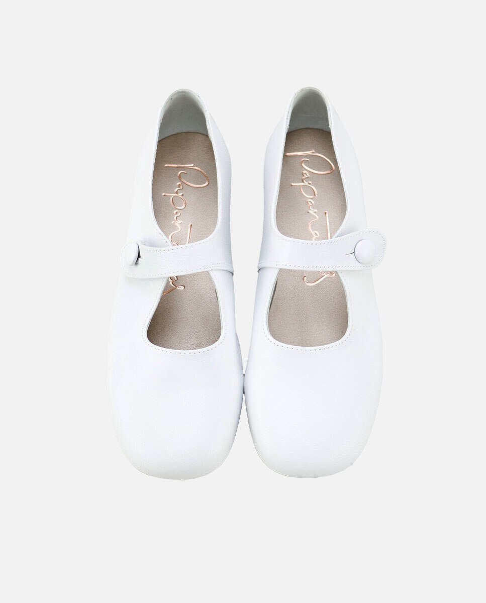Imagen 4 de Merceditas de niña en piel blandita - Eli 1957 - Blanco Blanco