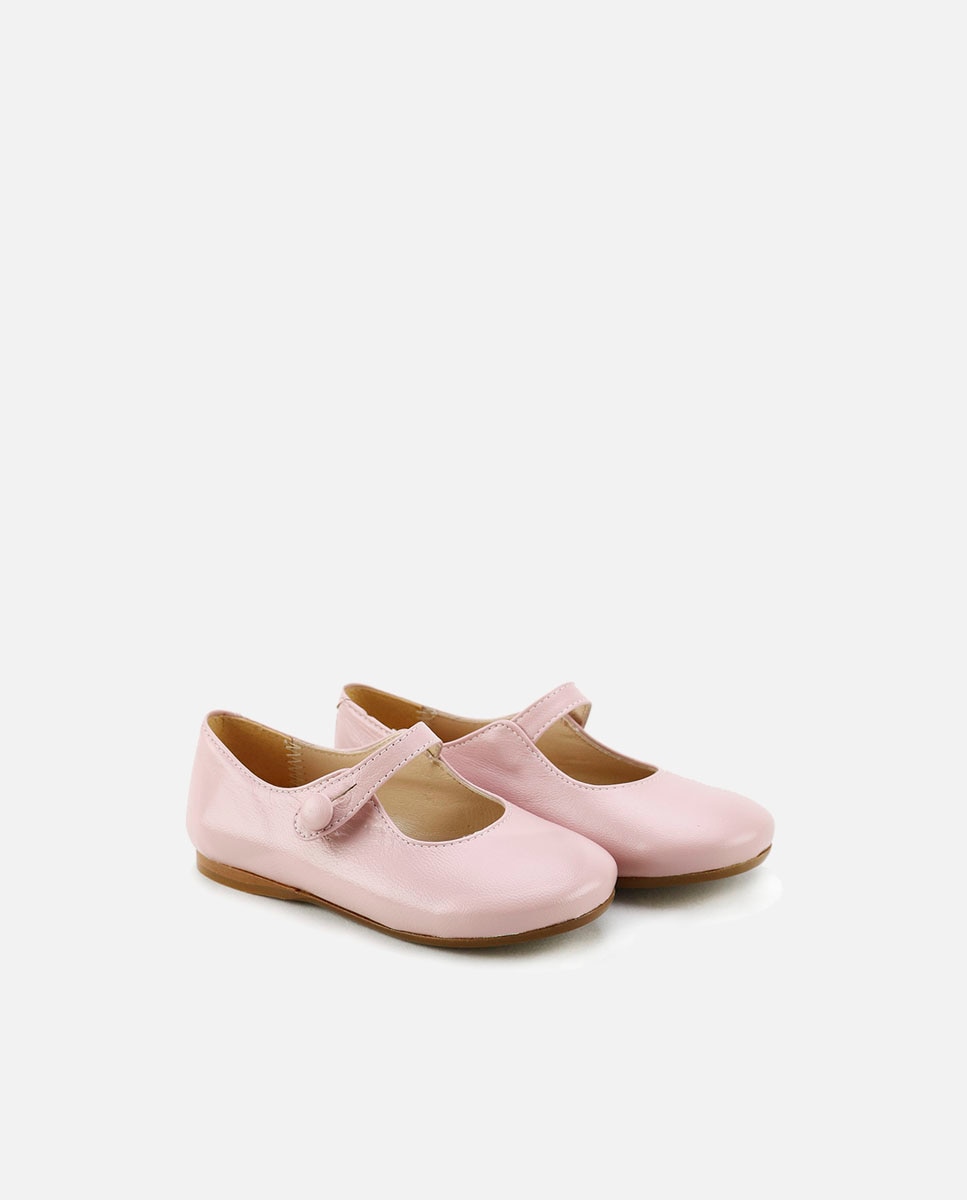 Merceditas de niña en piel blandita - Eli 1957 - Rosa Rosa-2