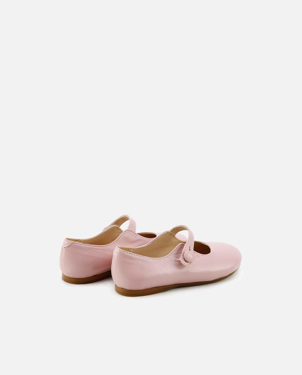 Merceditas de niña en piel blandita - Eli 1957 - Rosa Rosa-3