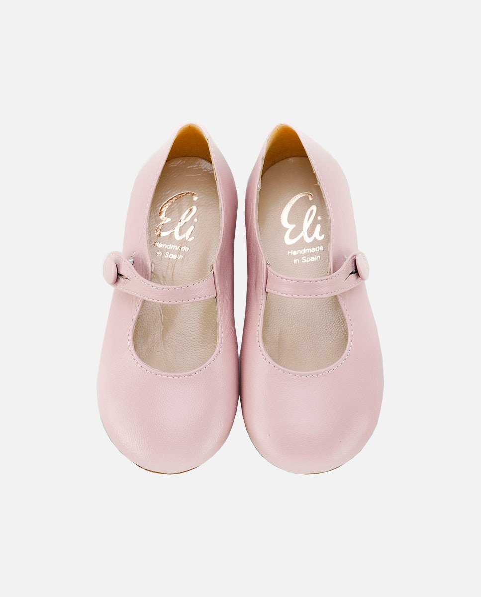 Merceditas de niña en piel blandita - Eli 1957 - Rosa Rosa-4