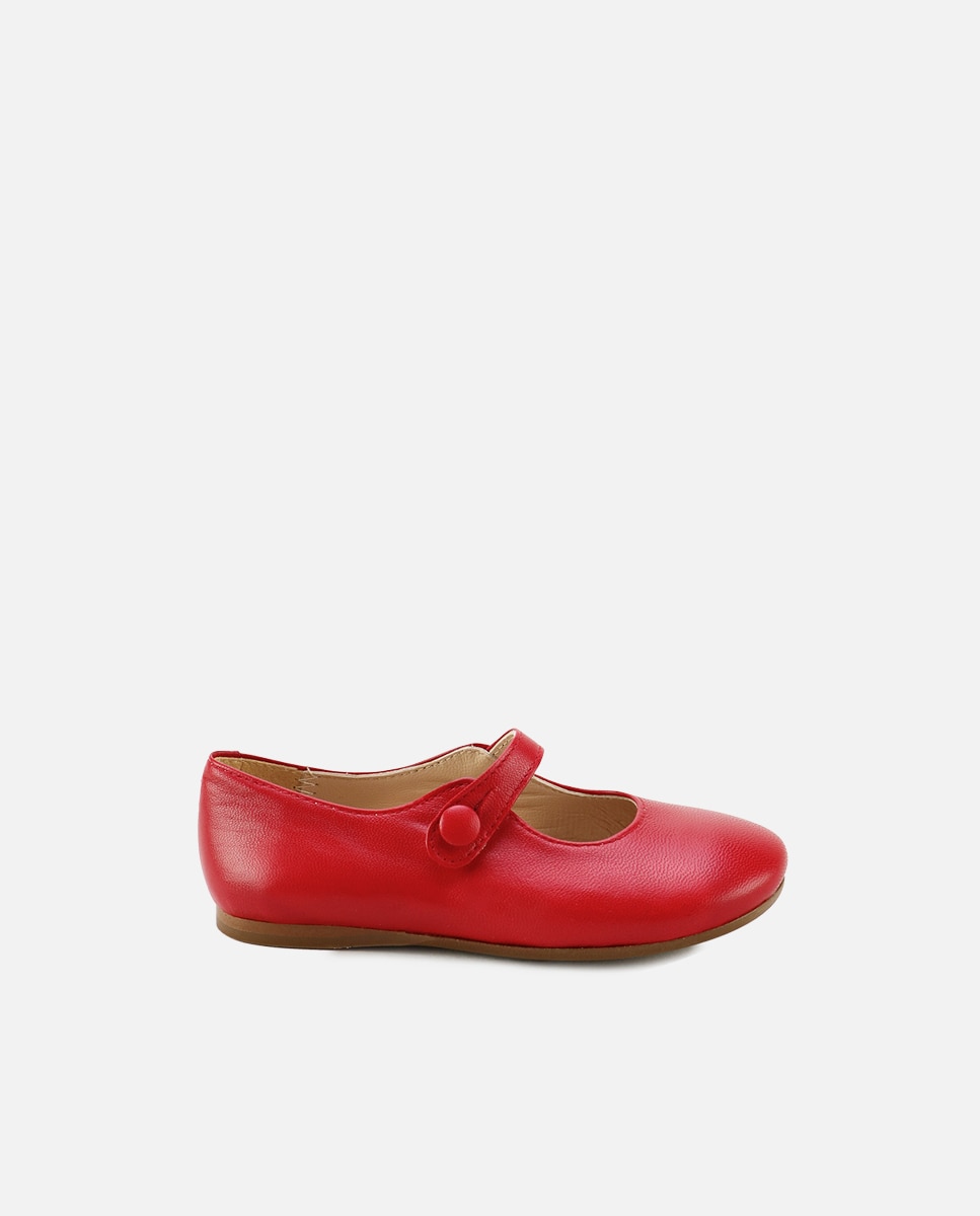 Merceditas de niña en piel blandita - Eli 1957 - Rojo Rojo-1