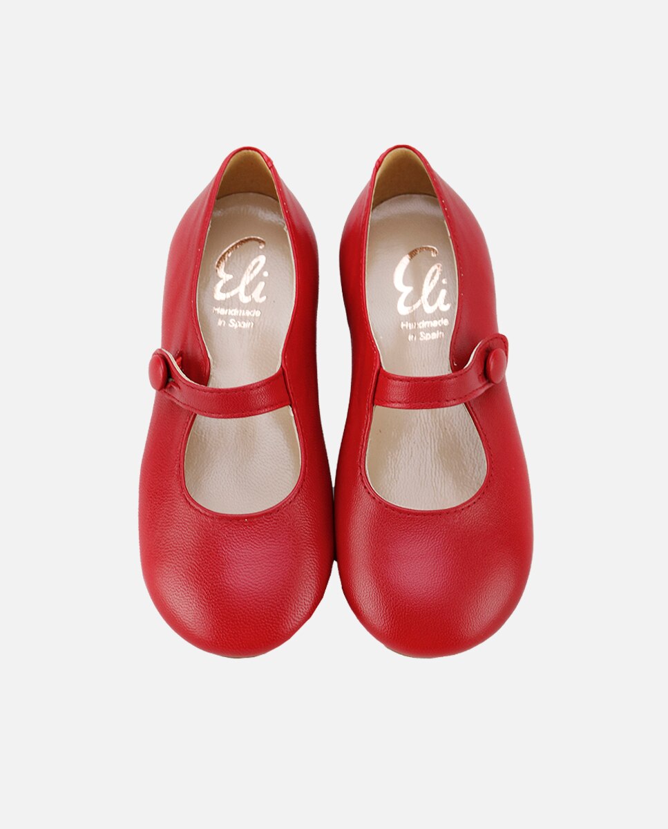 Merceditas de niña en piel blandita - Eli 1957 - Rojo Rojo-4