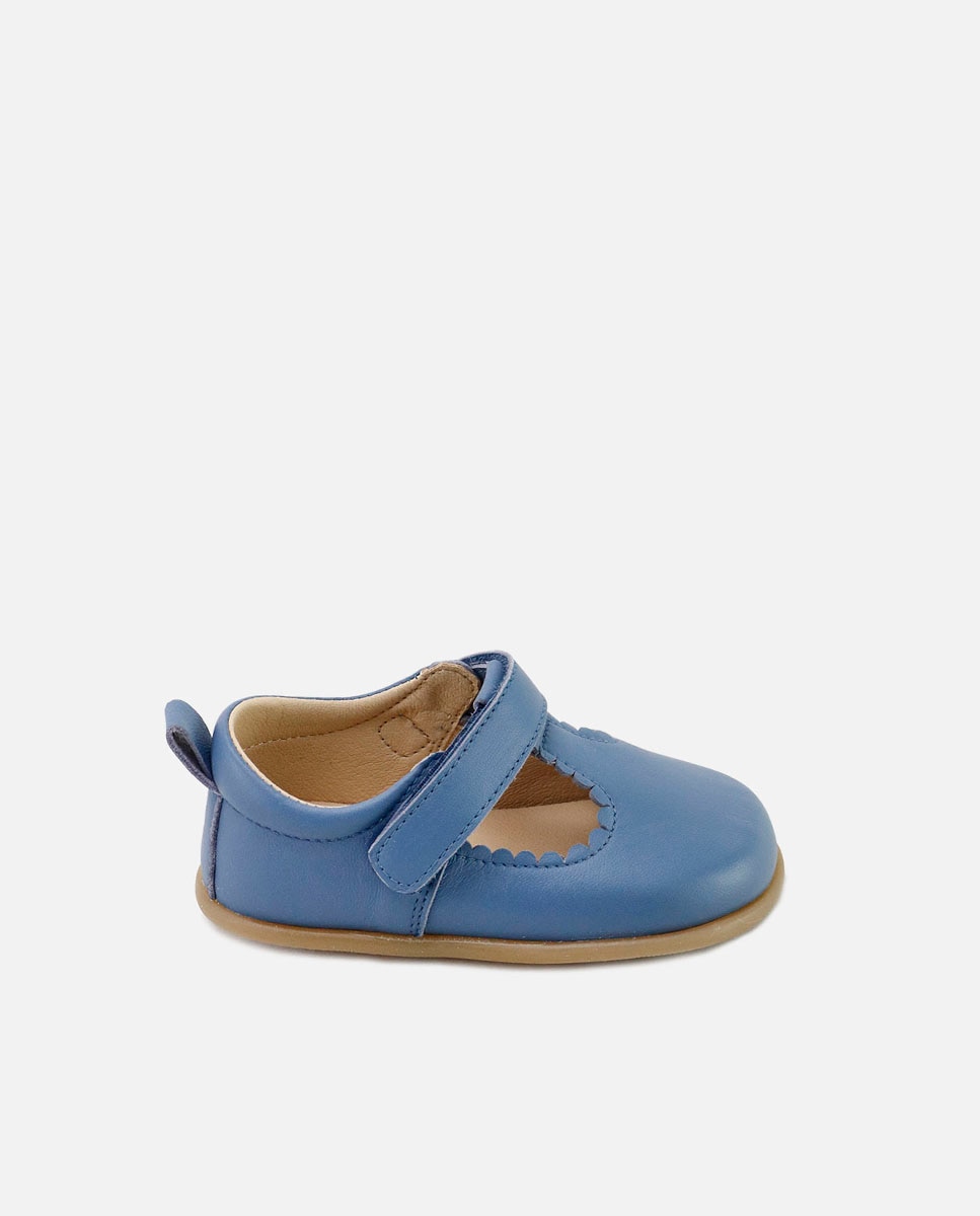 Pepitos barefoot piel - Eli 1957 - Azul Azul-1