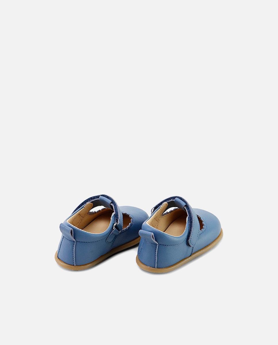Pepitos barefoot piel - Eli 1957 - Azul Azul-3