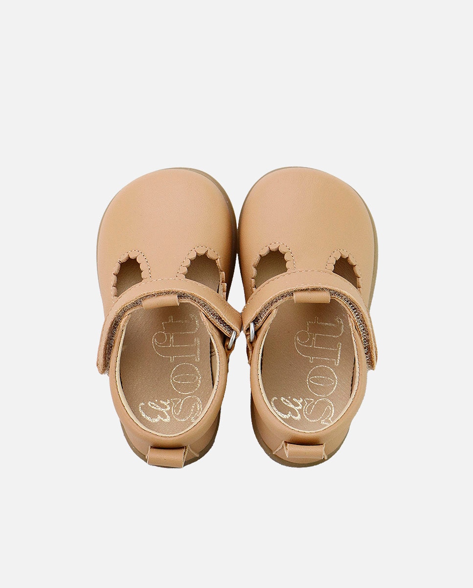 Pepitos barefoot piel - Eli 1957 - Camel Camel-4