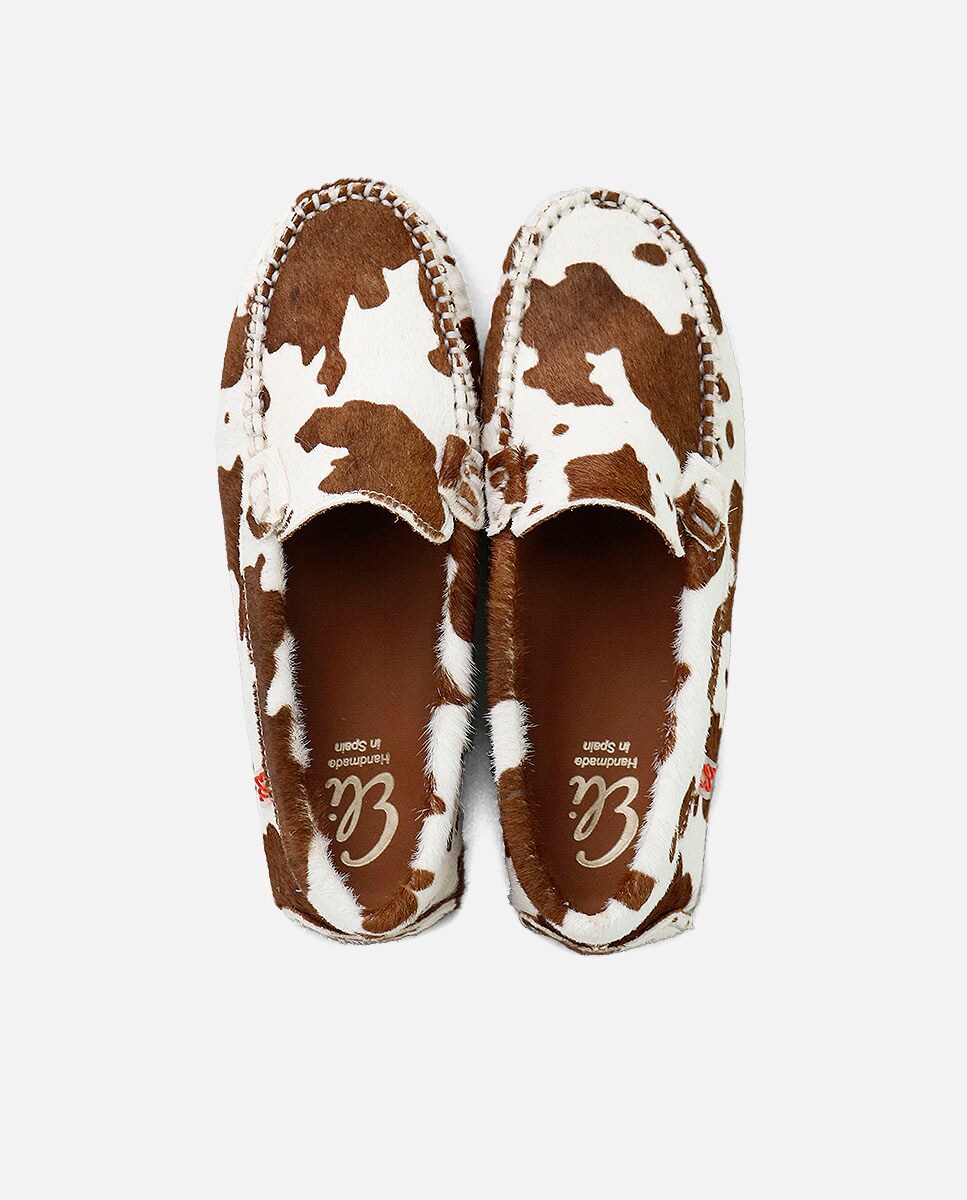 Mocasines unisex en piel animal print · Eli 1957 · El Corte Inglés