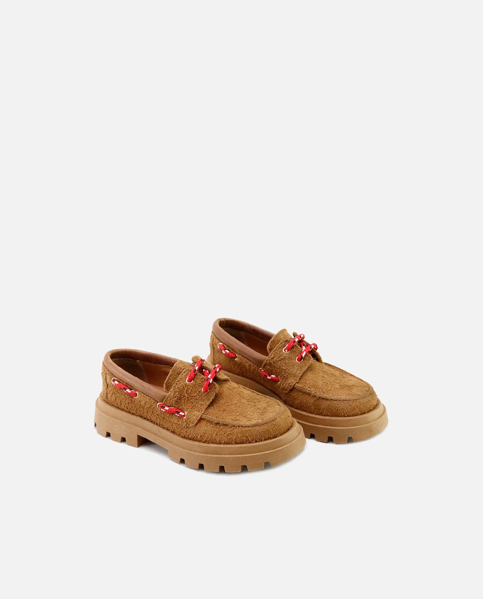 Zapatos náuticos piel suela track - Eli 1957 - Camel Camel-2
