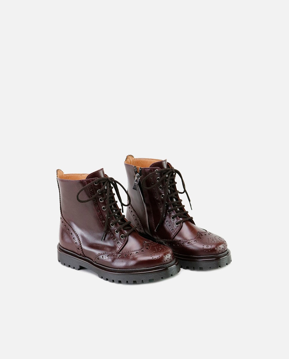 Botas oxford piel - Eli 1957 - Marrón Marrón-2
