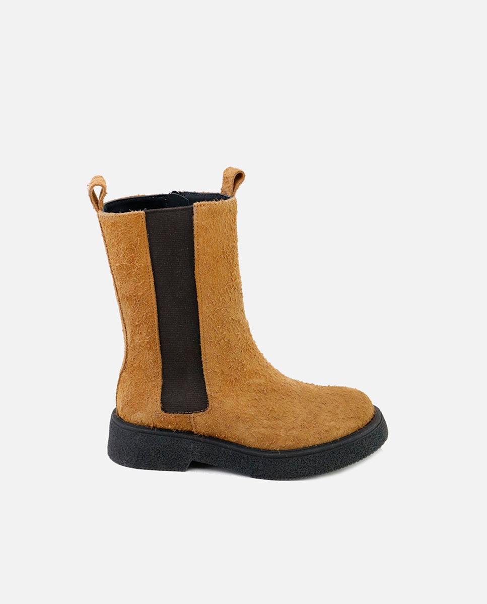 Imagen 1 de Botas elástico piel Camel