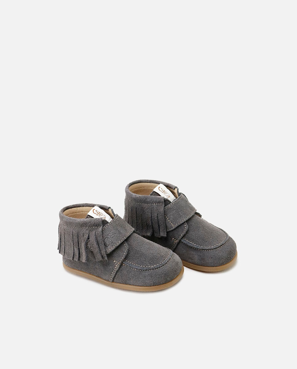 Botas barefoot serraje - Eli 1957 - Gris Gris-2