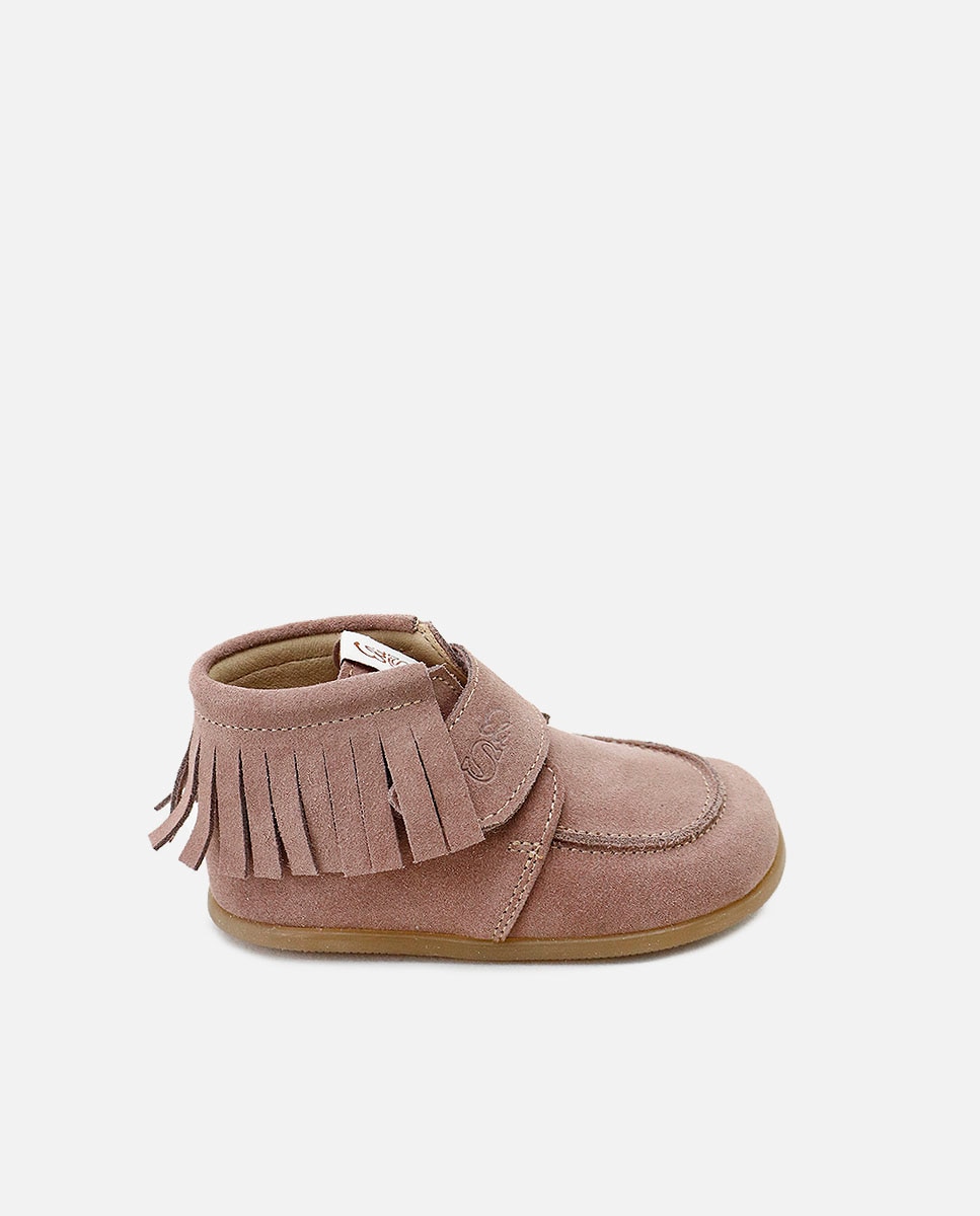 Botas barefoot serraje - Eli 1957 - Rosa Rosa-1
