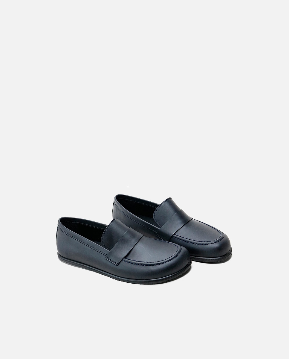 Mocasines barefoot piel - Eli 1957 - Azul Azul-2
