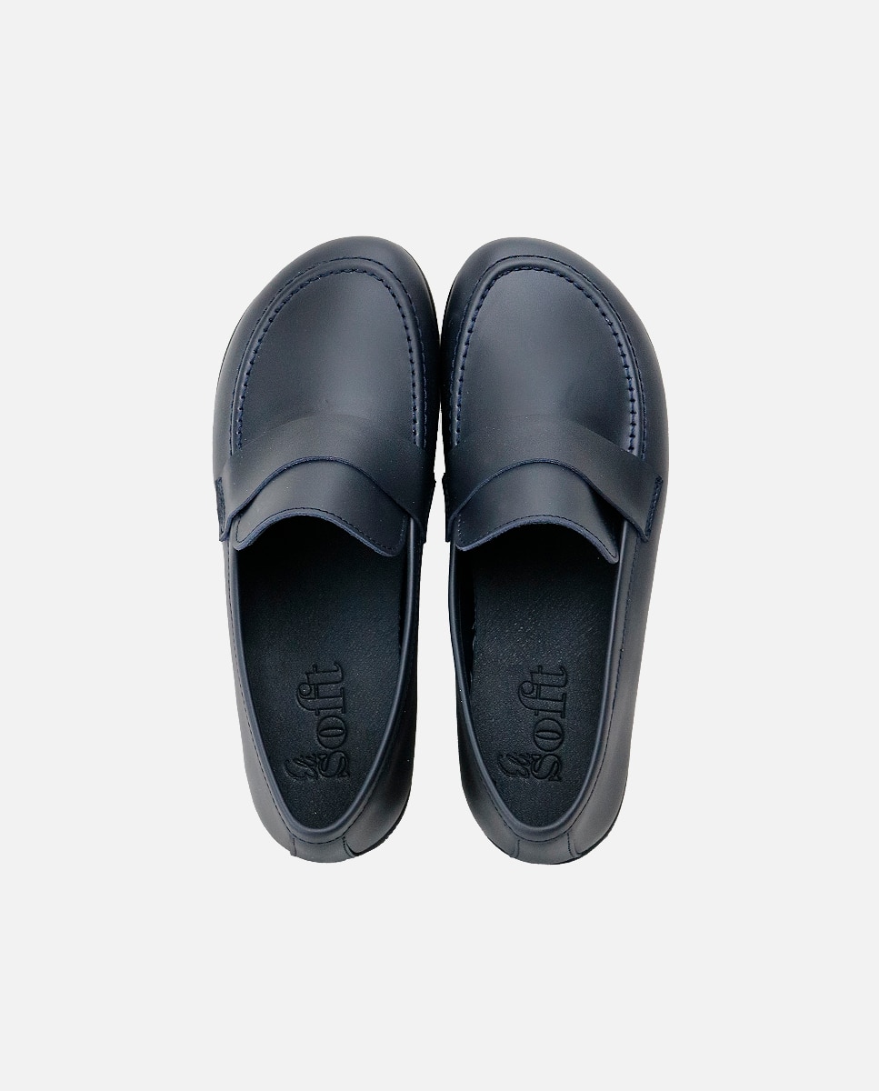 Mocasines barefoot piel - Eli 1957 - Azul Azul-4