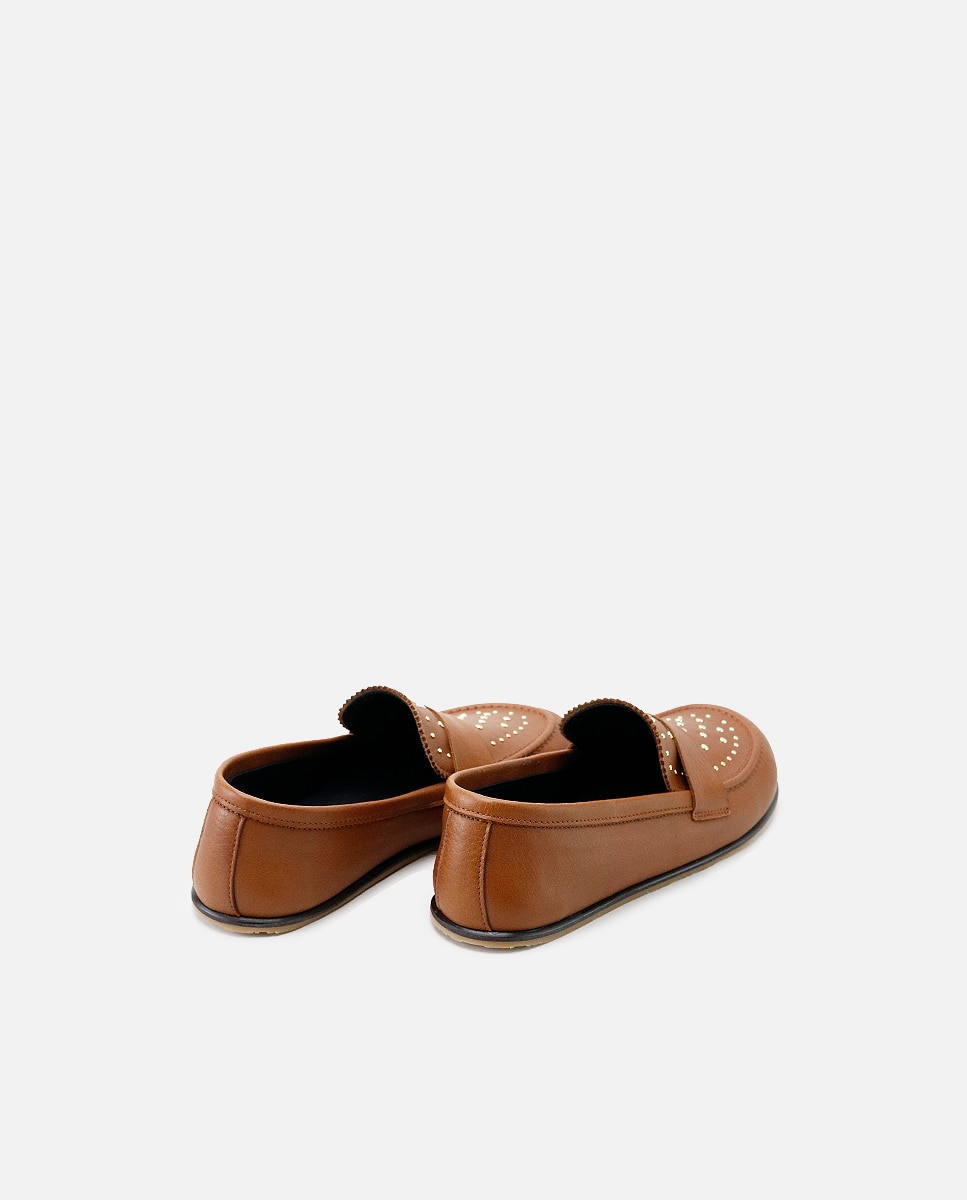 Mocasines barefoot piel tachas - Eli 1957 - Marrón Marrón-3