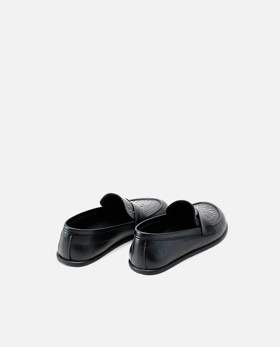 Mocasines barefoot piel tachas - Eli 1957 - Negro Negro-3