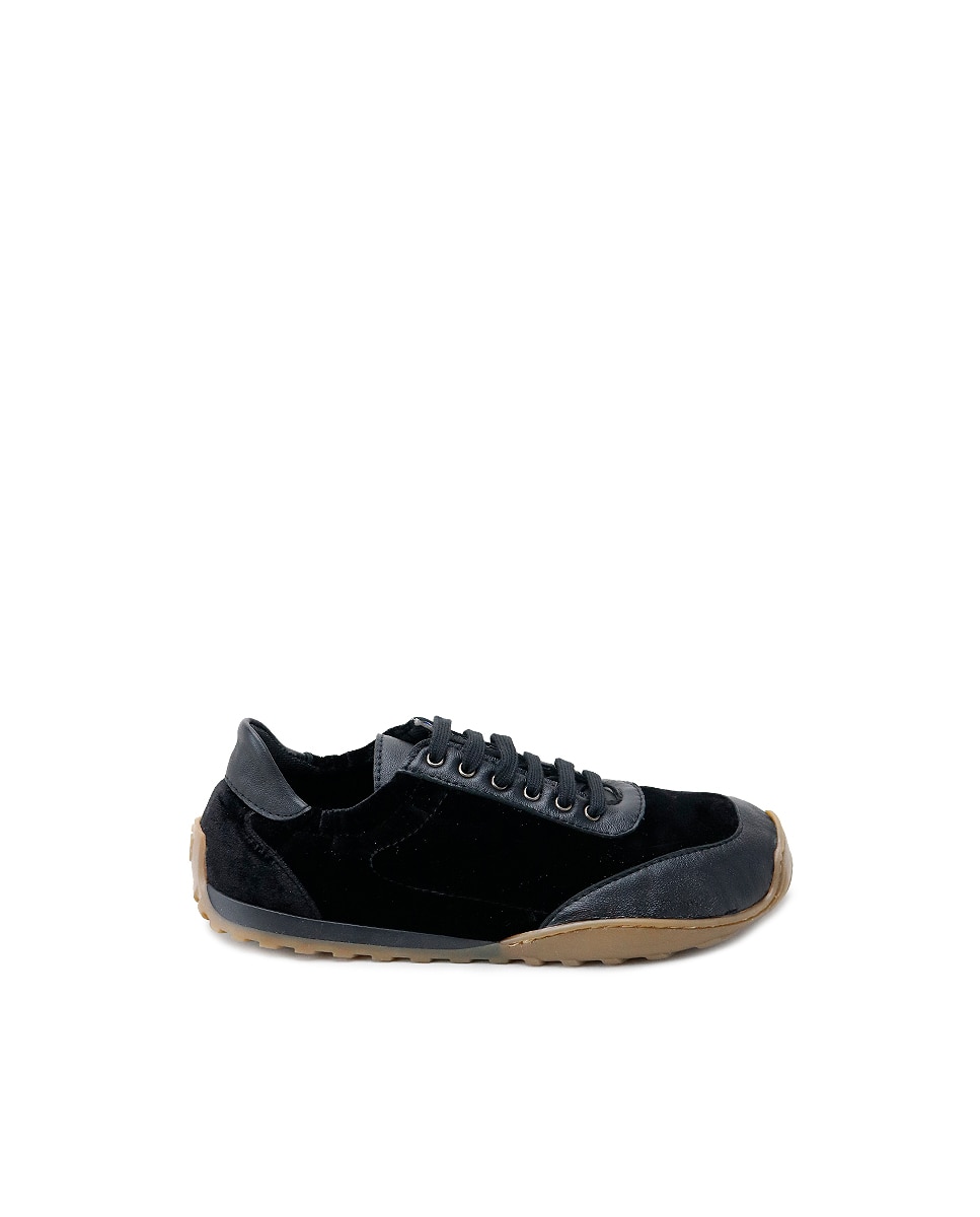Zapatillas barefoot cordones - Eli 1957 - Negro Negro-1