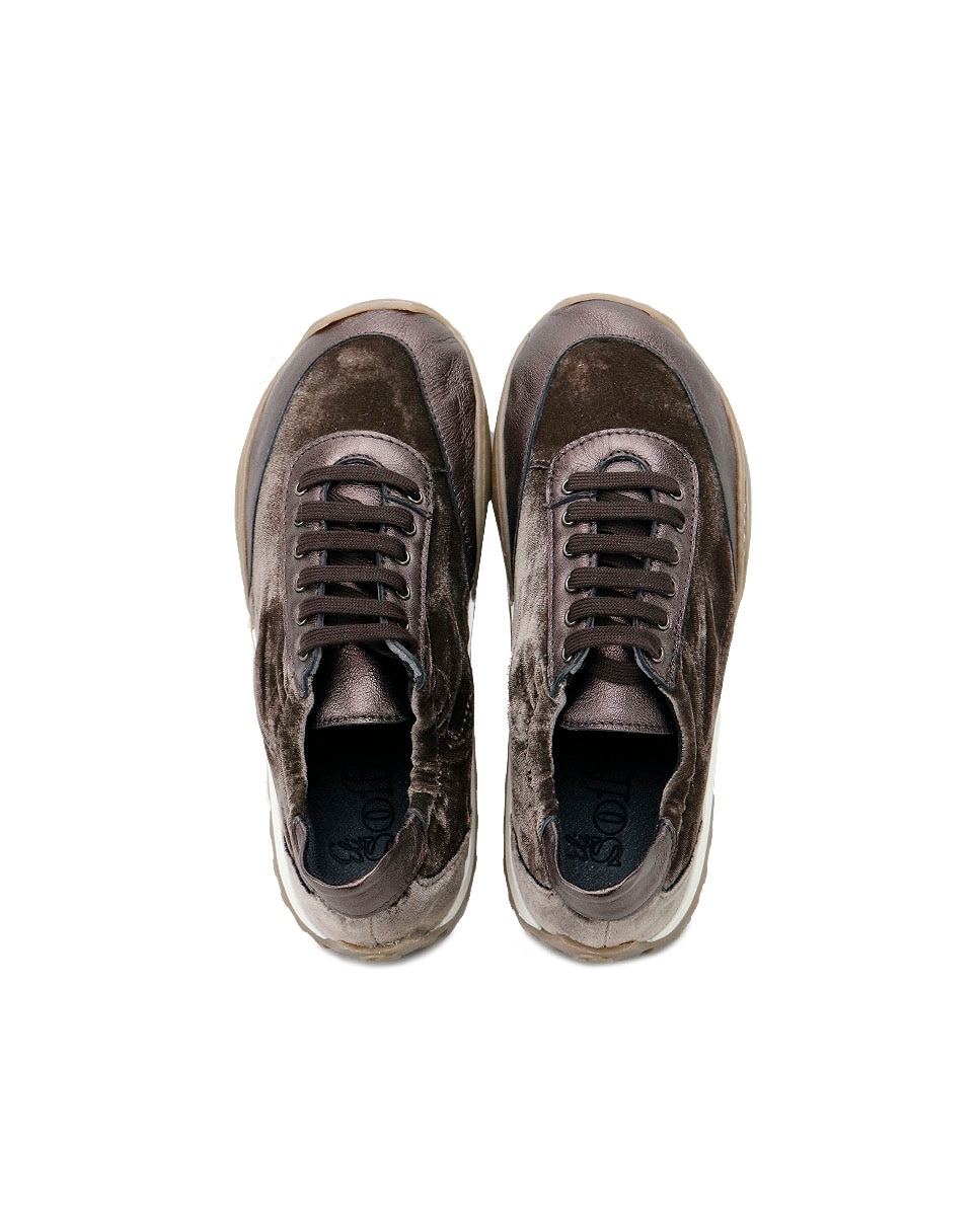 Zapatillas barefoot cordones - Eli 1957 - Marrón Marrón-4