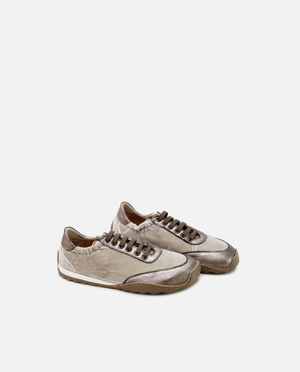 Zapatillas barefoot cordones - Eli 1957 - Natural Natural-2
